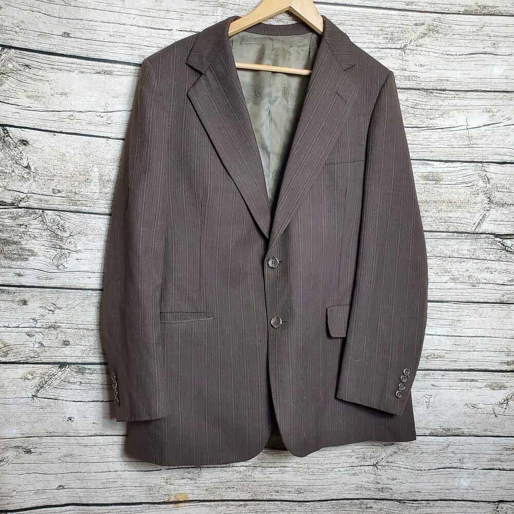 Society Brand Hart Marx Mens Plaids Checks Blazer Jacket Sport Coat Missing Size